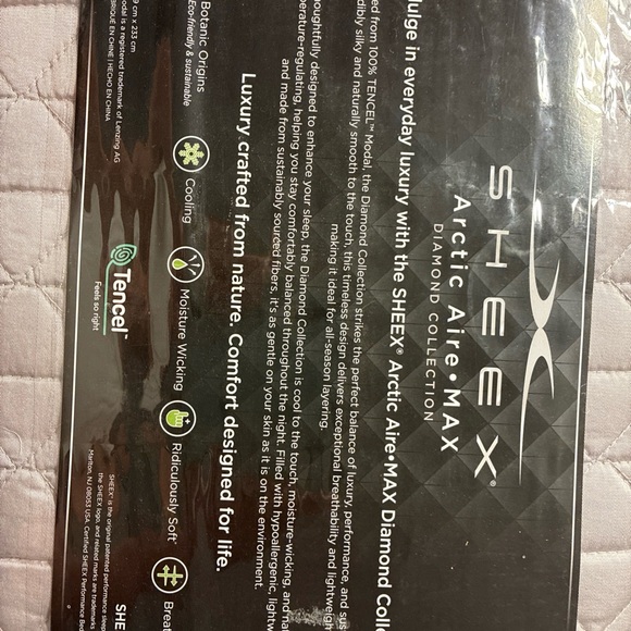Sheex article air quilt & sham set king silver